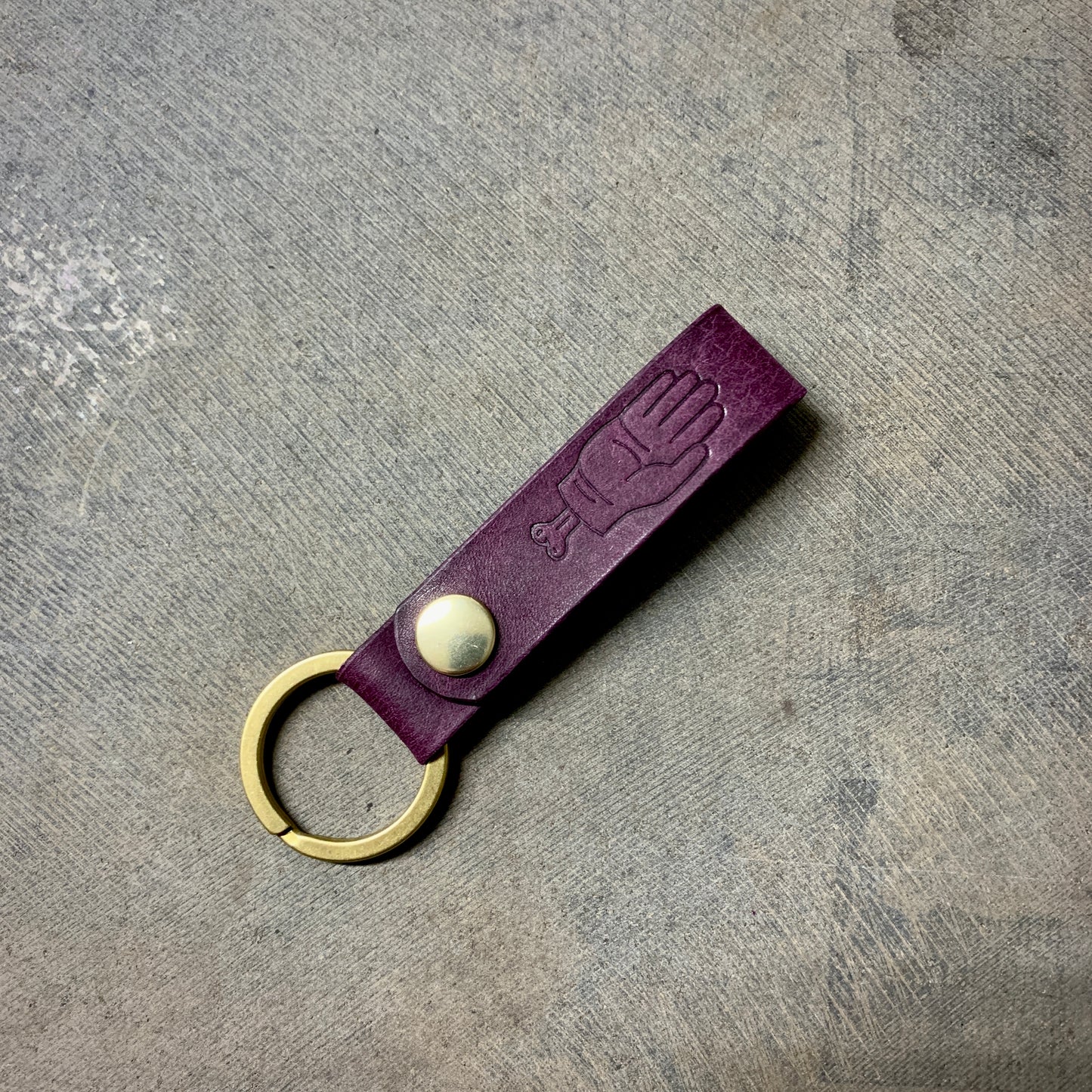Snap Loop Key Fob - Purple