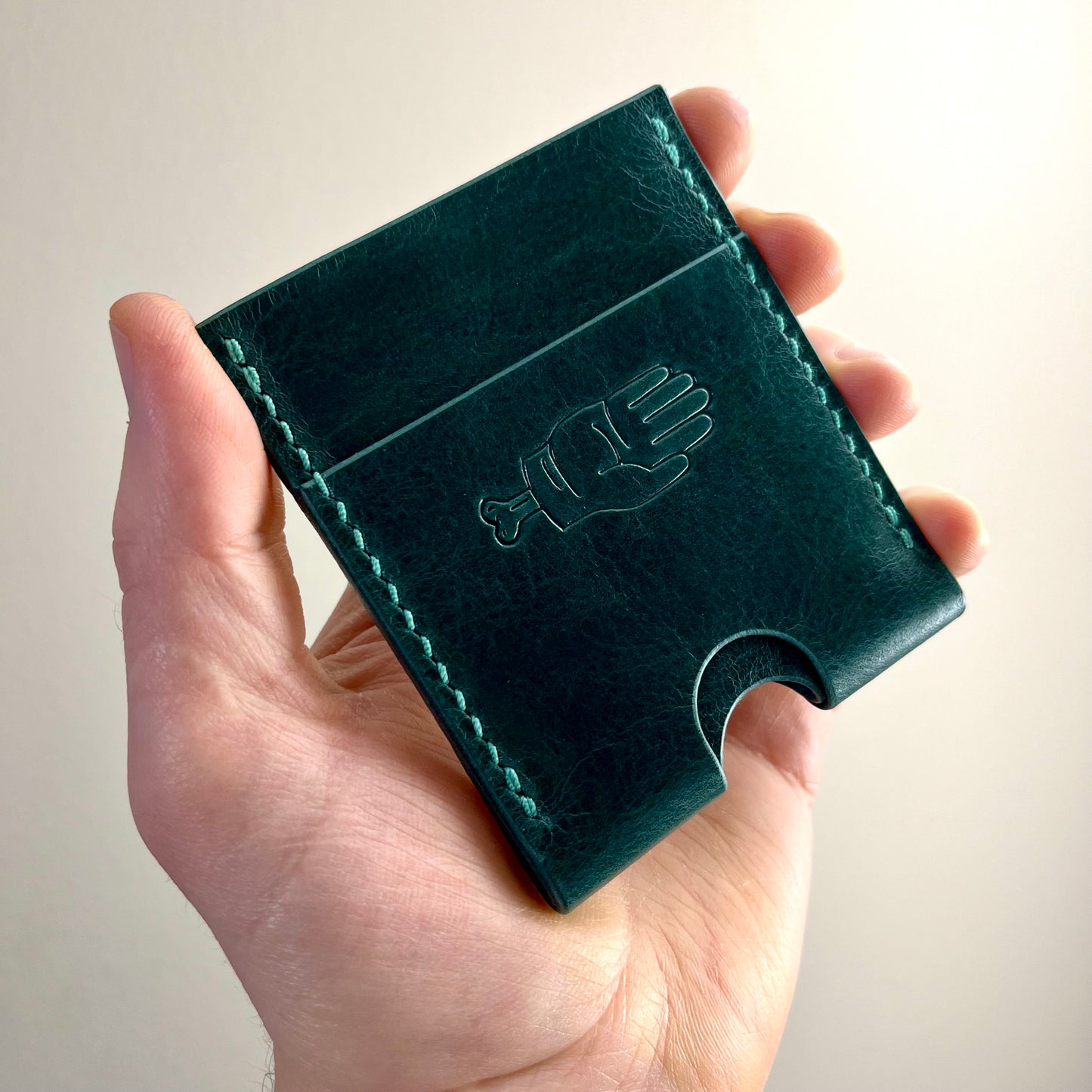 Tadpole V2.0 Card Slip - Aqua/Seafoam