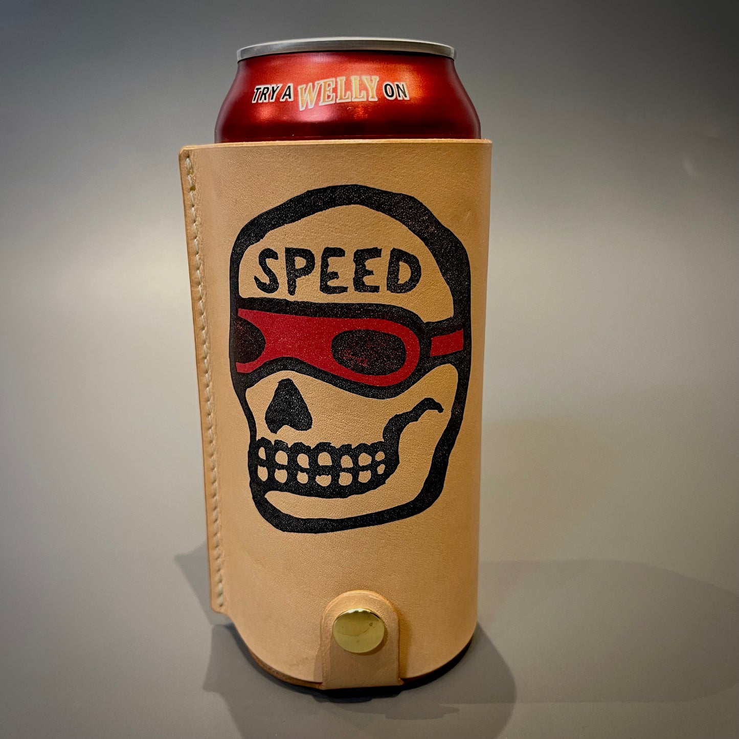 Tall Can Coozie - Speed Skull