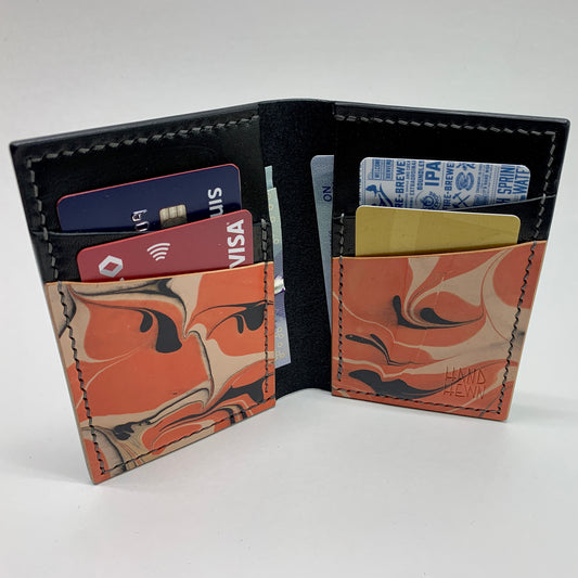 Goon Vertical Wallet - Marbled Poppy/Black/Grey