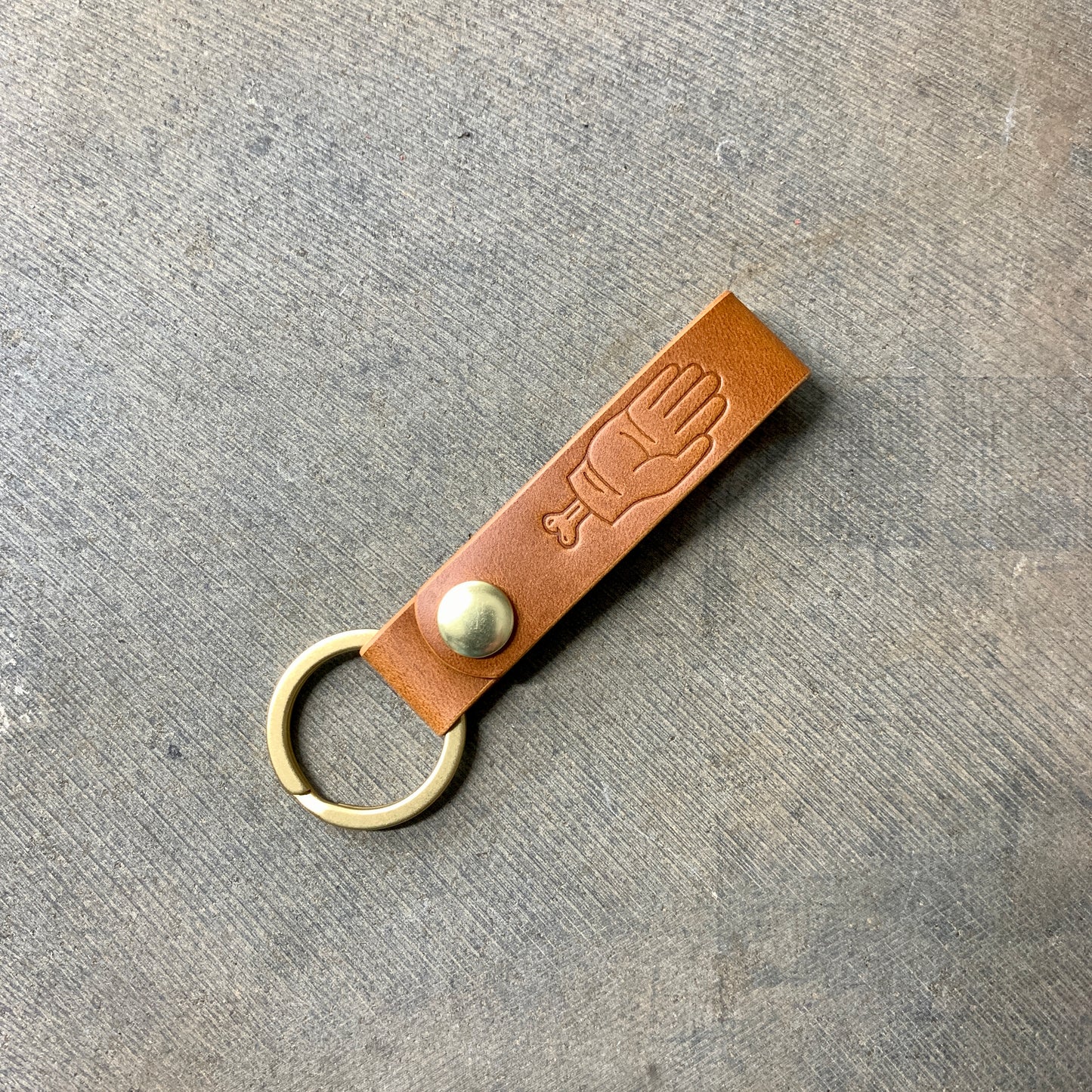 Snap Loop Key Fob - Brown