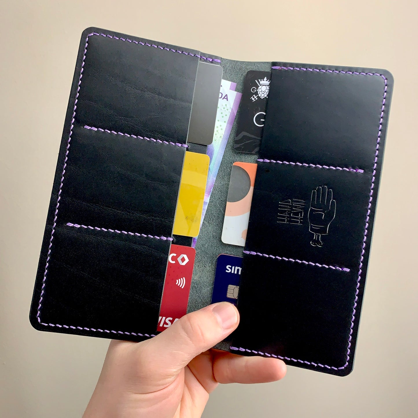 Joyrider 6 Wallet - Black/Purple