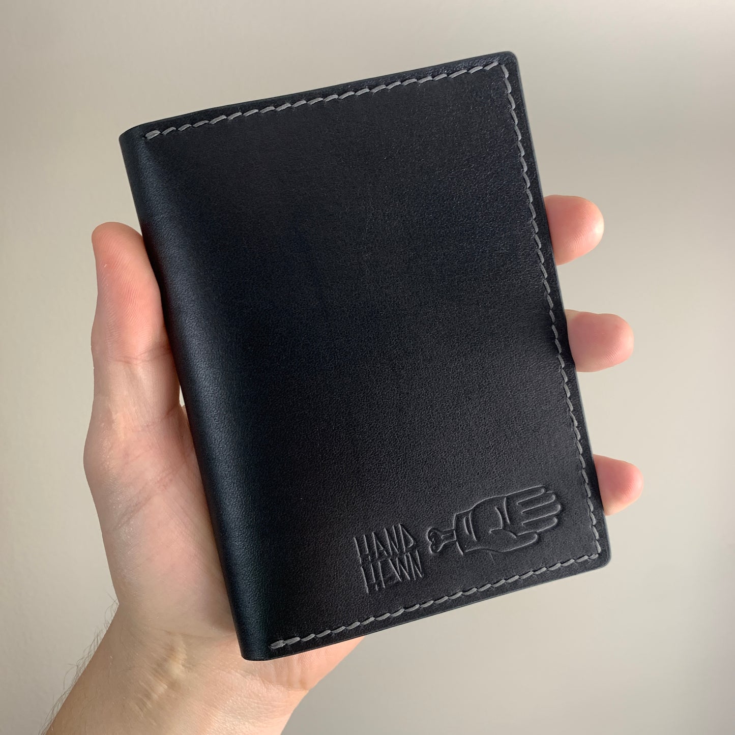 Stowaway Passport Wallet - Black/Purple/Grey