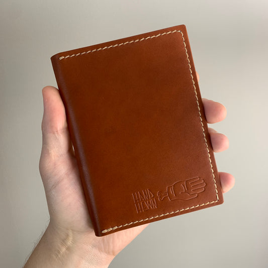 Stowaway Passport Wallet - Tawny Brown/Natural