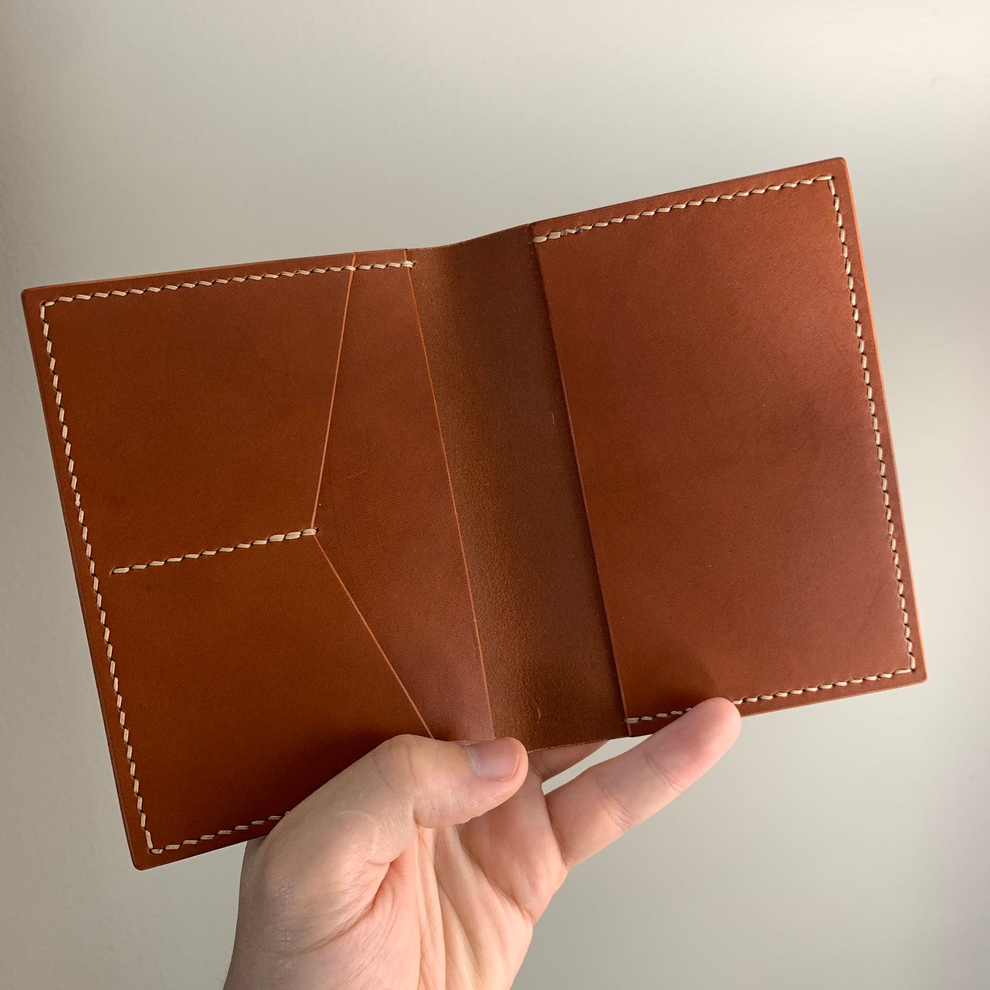 Stowaway Passport Wallet - Tawny Brown/Natural