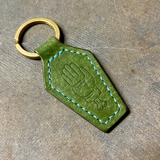 Coffin Key Fob Green/Seafoam