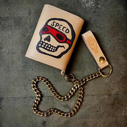 Mini Moto Wallet - Speed Skull