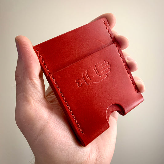 Tadpole V2.0 Card Slip - Red/Red