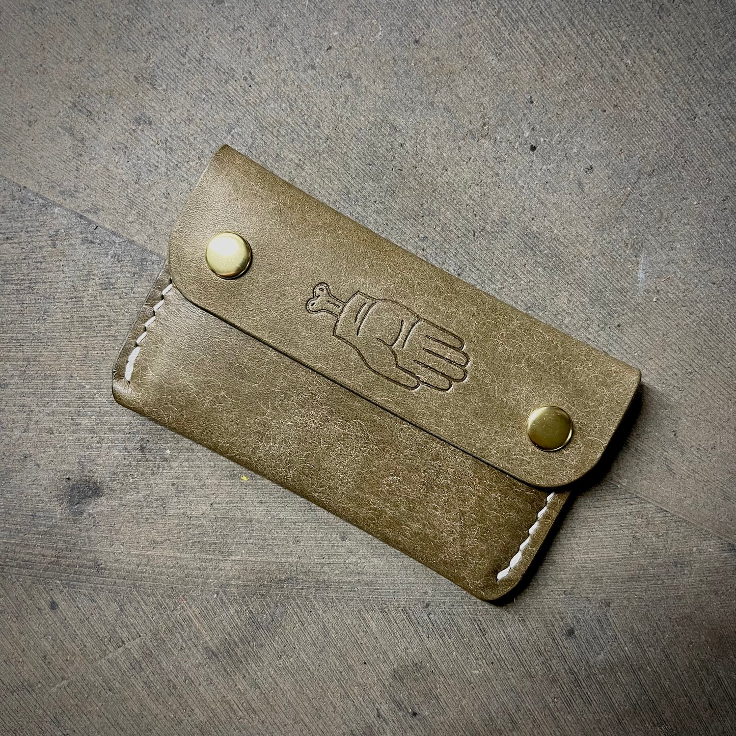 Roscoe Wallet - Stone/White